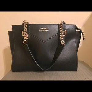 Saffiano Leather Shoulder Bag